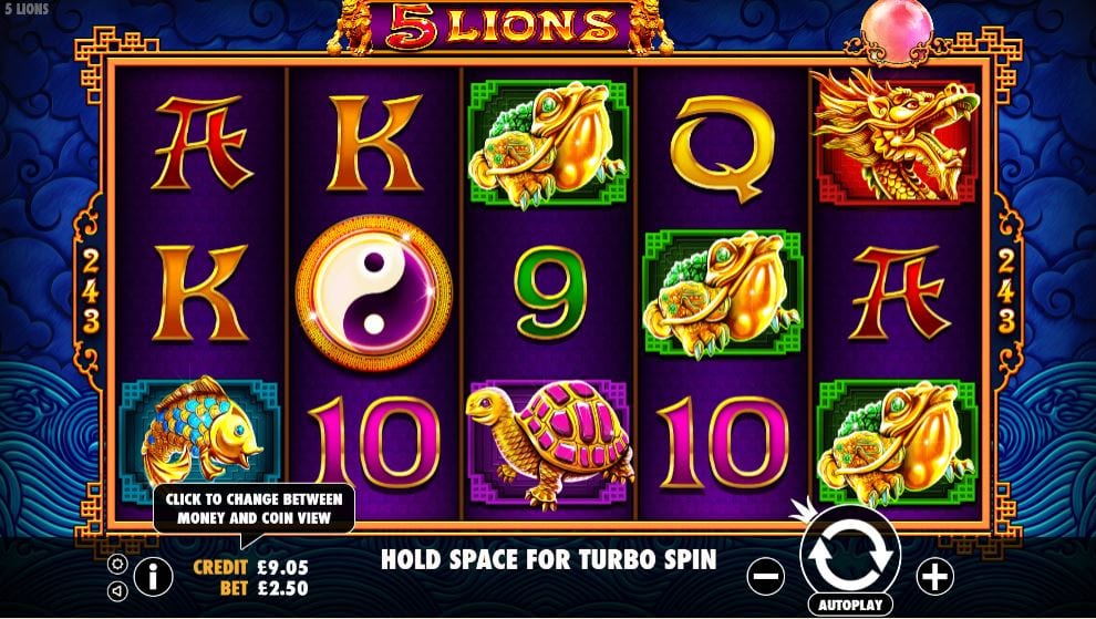 Free online slots 5 lions game