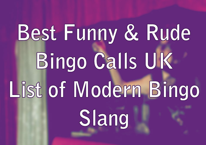 Best Funny Rude Bingo Calls UK List Of Modern Bingo Slang