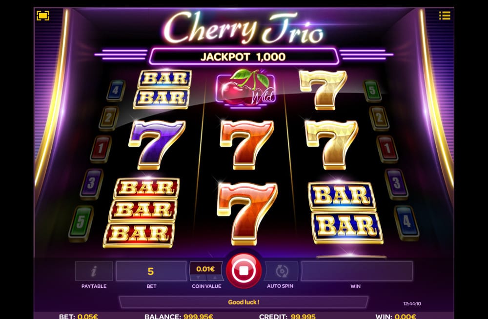 Cherry Trio slots gameplay