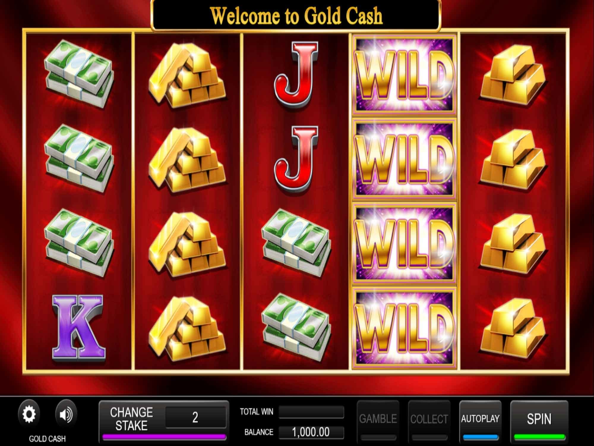 Gold cash free spins slot player