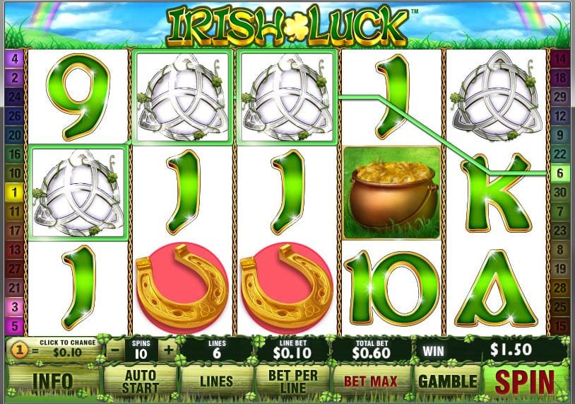 play irish luck slot