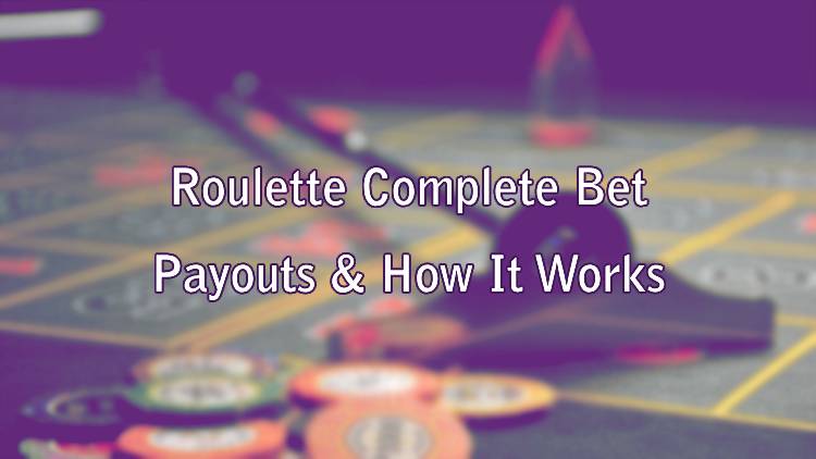 Roulette Complete Bet Payouts & How It Works