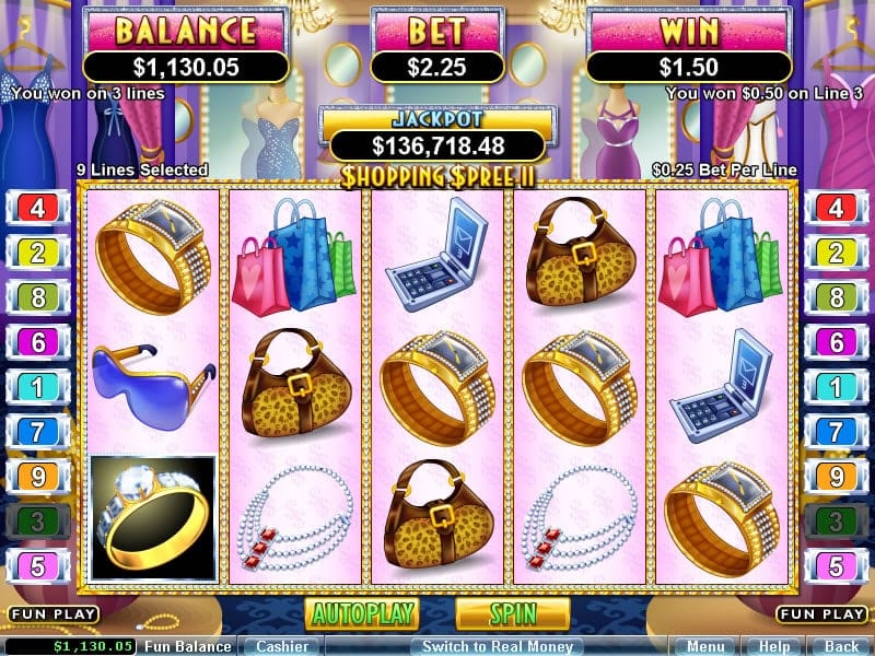 shopping spree slot game